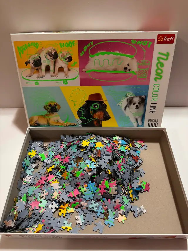 Puzzles of dogs-300pc & 1000pc63234551627393124
