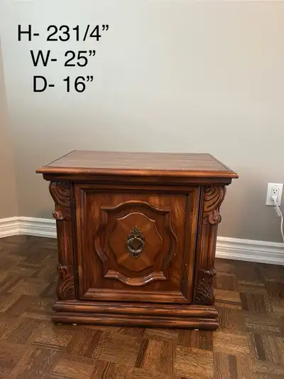 Vintage Wooden Side Table, View more