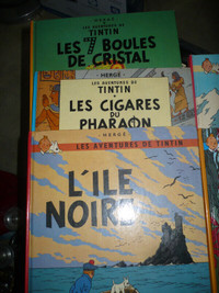 4 bandes dessinées de Tintin