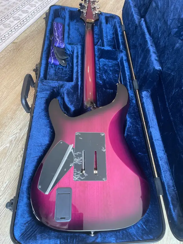 Schecter Hellraiser C-1 FR Trans Purple Burst 2020 Korea in Guitars in Ottawa - Image 8
