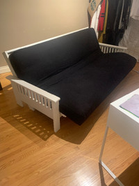 Queen size Futon and frame (convertible sofa to bed)