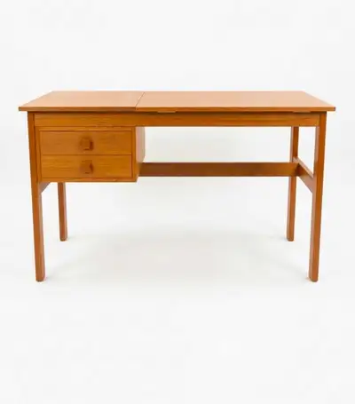MCM Vintage Teak Swedish Desk, View more