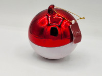 Northlight Christmas red glass ornament/grosse boule noël neuf