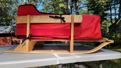 Baby sled JAB model BH-150 with red mat very clean, View more