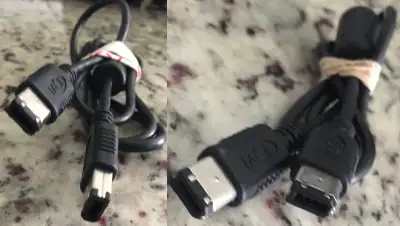 ($5 each) 2x Firewire 400 to a Firewire 400 Cable, View more