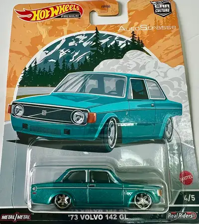 2022 Hot Wheels Premium Car Culture AutoStrasse '73 Volvo 142 GL Auto Strasse $15