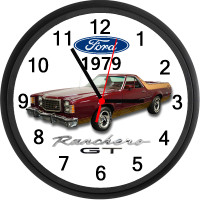 1979 Ford Ranchero GT (Cordovan Metallic) Custom Wall Clock New