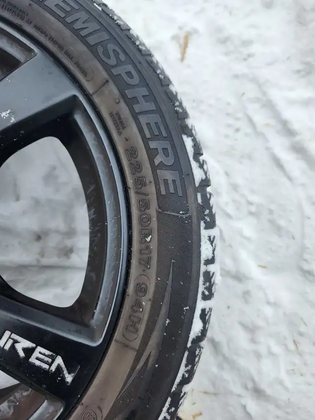 4x 225/50r 17 m+s snow tires in Tires & Rims in Oshawa / Durham Region - Image 5