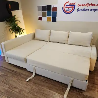 Canapé lit remis à neuf + LIVRAISON GRATUITE !!-( GRAND JELES ), View more