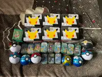 28 opened Pokemon Storage Tins 