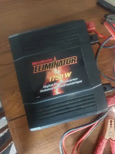 Pretty much new, just have a bigger one and don't need this one now. Comes with cables.