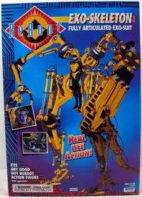 ReBoot Toy, Fully Articulated Exo-Suit Exo-Skeleton. NEW in BOX.