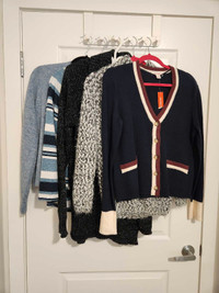 11 Women's Small & Medium Dress Shirts and Sweaters