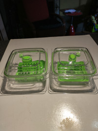 2-700ml food saver containers.