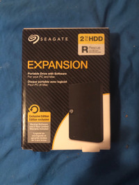 Seagate 2TB HDD memory expansion 