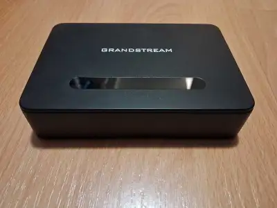 GRANDSTREAM HT812 WITH ALL CABLES. FOR VOIP SERVICE (INTERNET PHONE). 2-Port ATA with Gigabit NAT Ro...