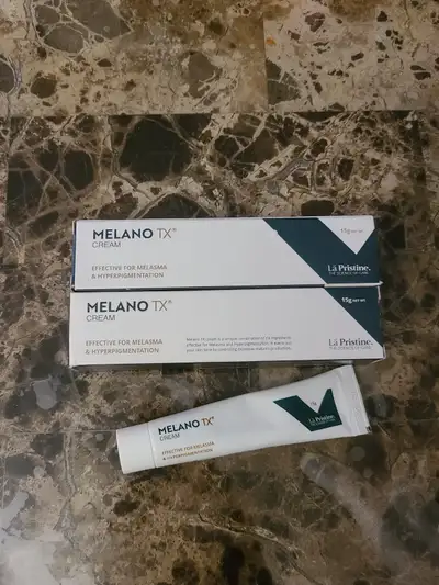 Melano-TX by La Pristine is a popular hyperpigmentation cream with key ingredients like Tranexamic A...