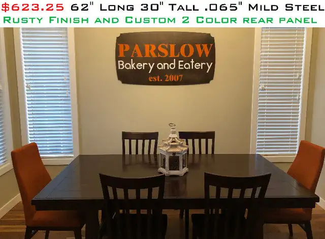 "Custom Metal" Signage in Outdoor Décor in Edmonton - Image 3