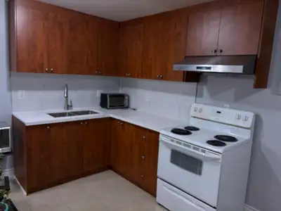 Spacious 2 Bedrooms Basement for Rent From 15th April 2026 - Brand new floor upgraded kitchen -Big w...