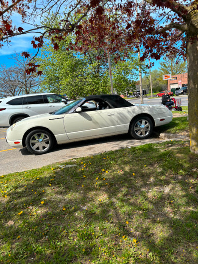 2002 Ford Thunderbird convertible with hardtop.
