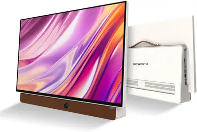 SEALED! Google TV - Skyworth 24-Inch Portable Smart Display, View more