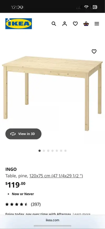 IKEA INGO table, View more