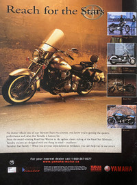 2003 Yamaha Reach for the Stars Motorcycles Original Ad