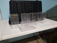 5 beanie baby display cases, 7.5"x4"