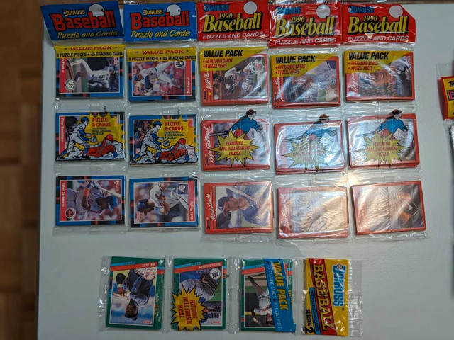 Various donruss baseball rack packs in Arts & Collectibles in City of Toronto