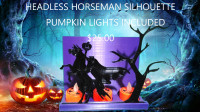 Sleepy Hollow Headless Horseman Silhouette $15.00