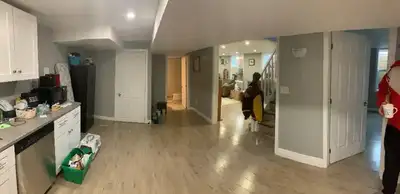 Basement apartment in a single house available for rent