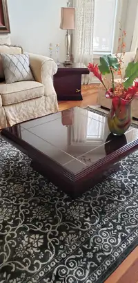 Coffee table, side tables and sofa table