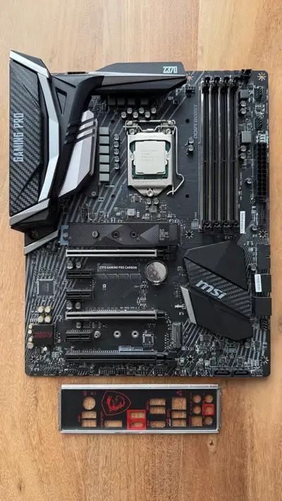 I7-8700K CPU + MSI Z370 Gaming Pro CARBON Motherboard Combo, View more