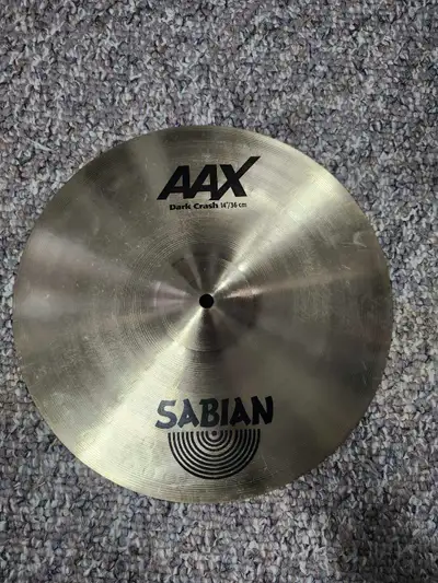 sabian aax 14" dark crash cymbal , View more