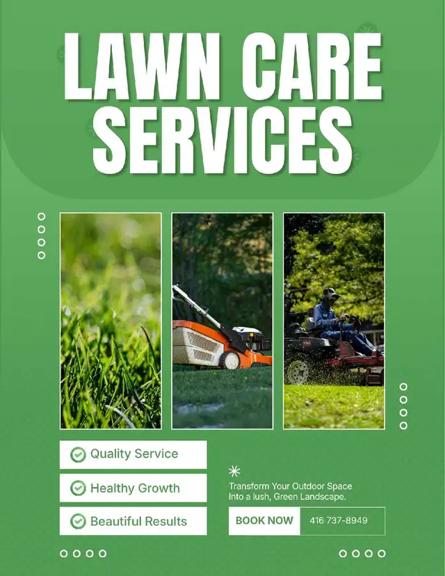 Lawn cutting- Lawn Care $50