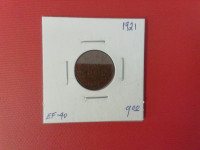 &gt;1921 Canadian      1 cent EF-40  Small Penny