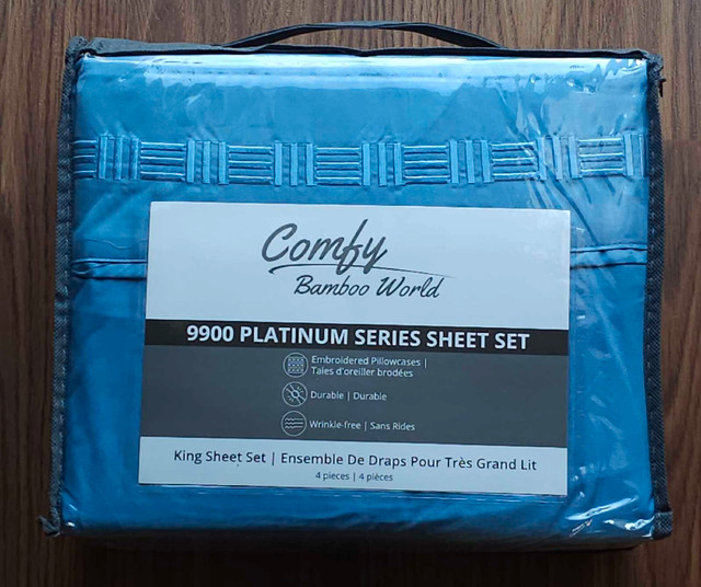 Brand new Sheet set , size king, queen available,colors availabl in Other in Edmonton