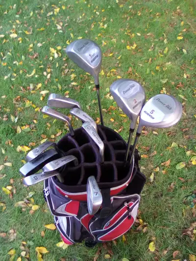 Golf clubs (left), View more