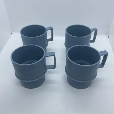 Vintage TUPPERWARE #1312 Stackable Coffee Mugs Cups Lot, View more