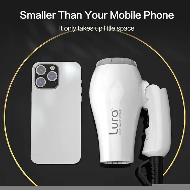 Foldable Travel Hair Dryer Mini Dual Voltage Small Lightweight in General Electronics in Markham / York Region - Image 3