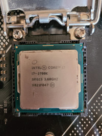 INTEL I7-9700K with cooler