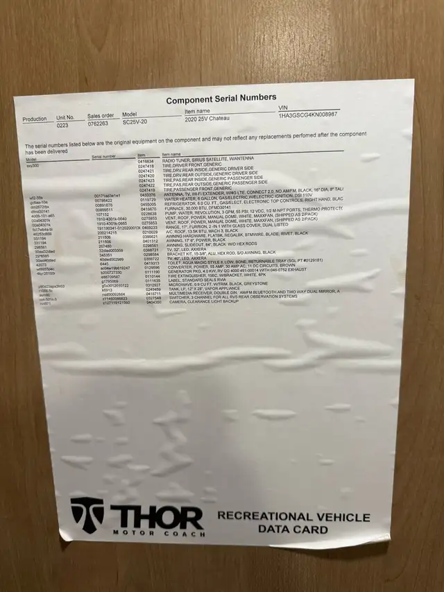 2020 Thor Chateau Class C Motorhome in RVs & Motorhomes in Calgary - Image 10