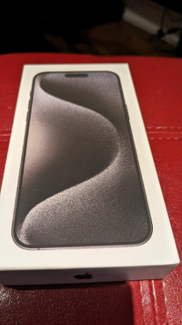 iPhone 15 Pro Max, Black Titanium 1TB, Brand New