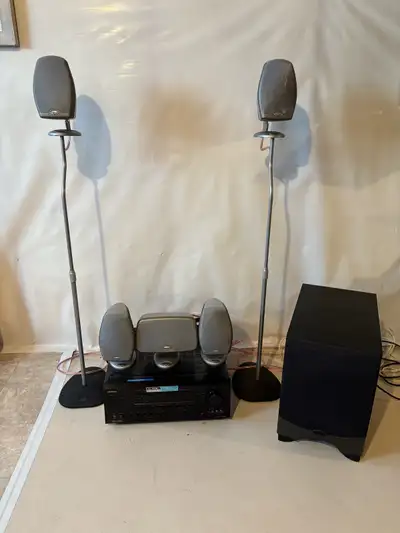 Klipsch 5.1 Speakers & Subwoofer, Onkyo Receiver, View more