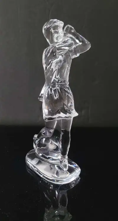 WATERFORD CRYSTAL LADY GOLFER FIGURINE , View more