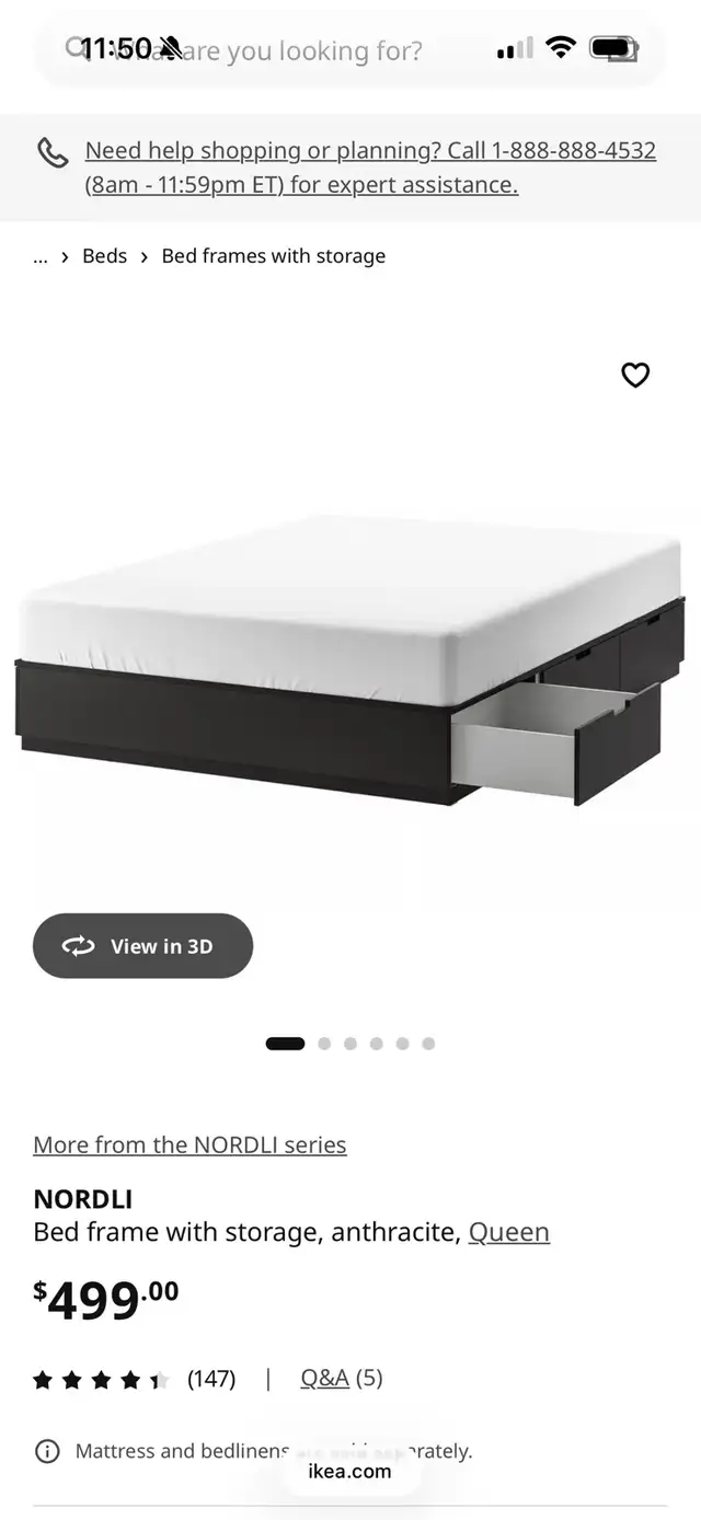 Queen size bed- Lit Queen in Beds & Mattresses in Laval / North Shore - Image 3