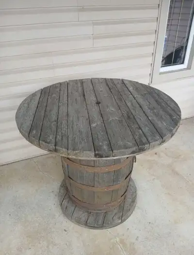 Wine Barrel Table, View more