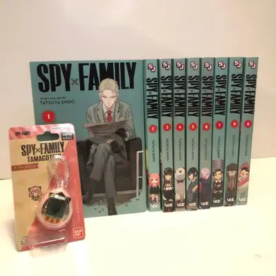 SpyxFamily Manga Vol. 1-9 + Anya Tamagotchi Nano, View more