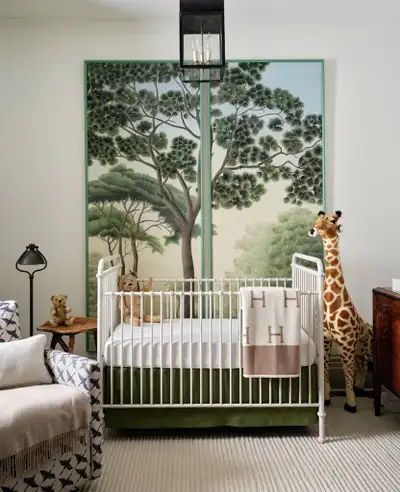 RH Kennedy Crib in Distressed White, View more