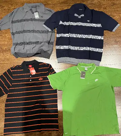Men's Golf Shirts - XL and 2XL - Includes Old River and Nike New, View more